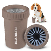 MudBuster Large Dog Paw Cleaner, Blue, Fits 2.5"-3.5" Wide Paws, Gentle Silicone Bristles for Quick, Easy Cleaning