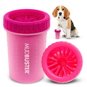 MudBuster Large Dog Paw Cleaner, Blue, Fits 2.5"-3.5" Wide Paws, Gentle Silicone Bristles for Quick, Easy Cleaning